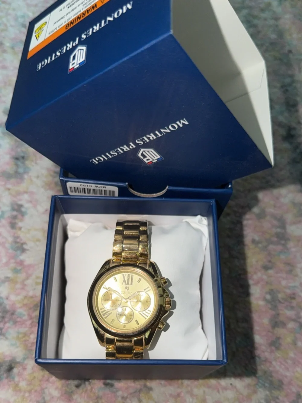 Invicta Gold Tone Chronograph Bracelet Watch